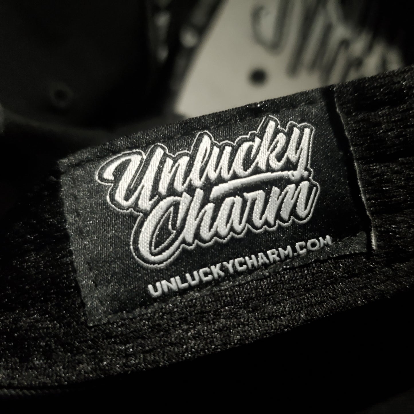 Unlucky Flat Bill Snapback (Grey/Black)