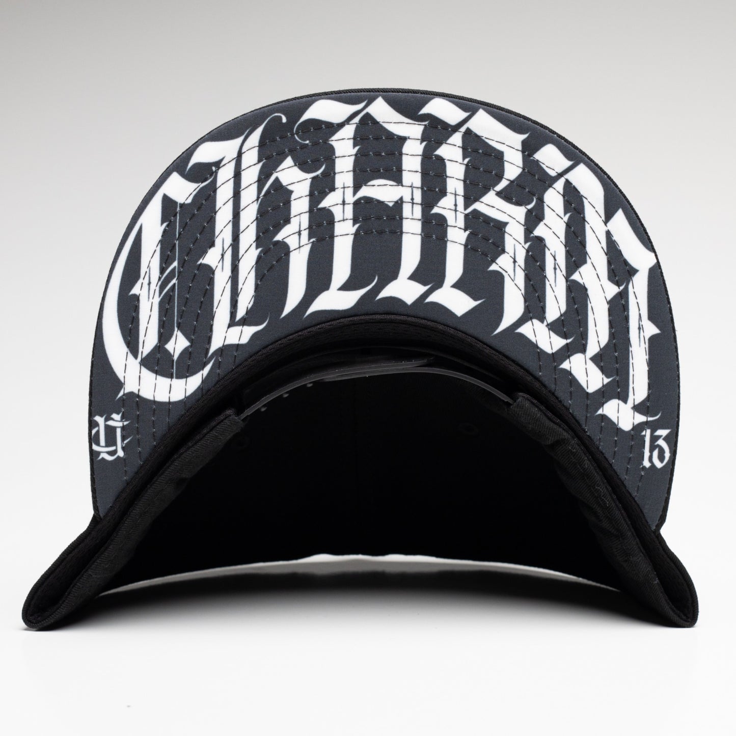 Unlucky Flat Bill Snapback (Red/Black)