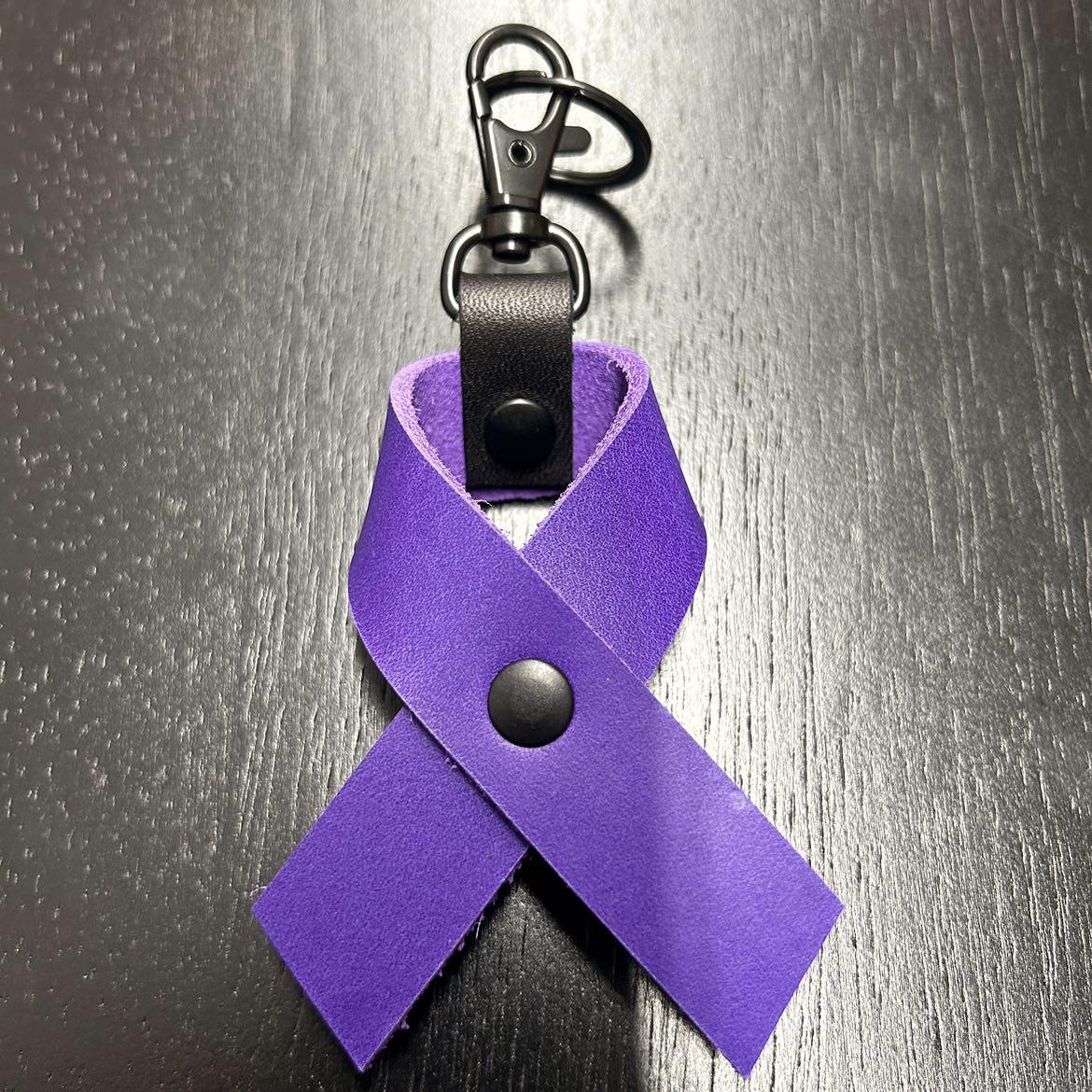 Fibromyalgia Awareness Keychain